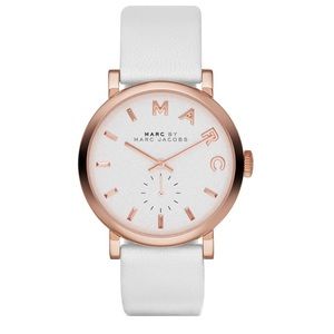 Marc by Marc Jacobs White Leather Watch